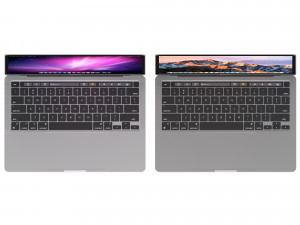 macbook pro 13 - 2020 3D 模型
