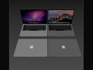 macbook pro 13 - 2020 3D 模型