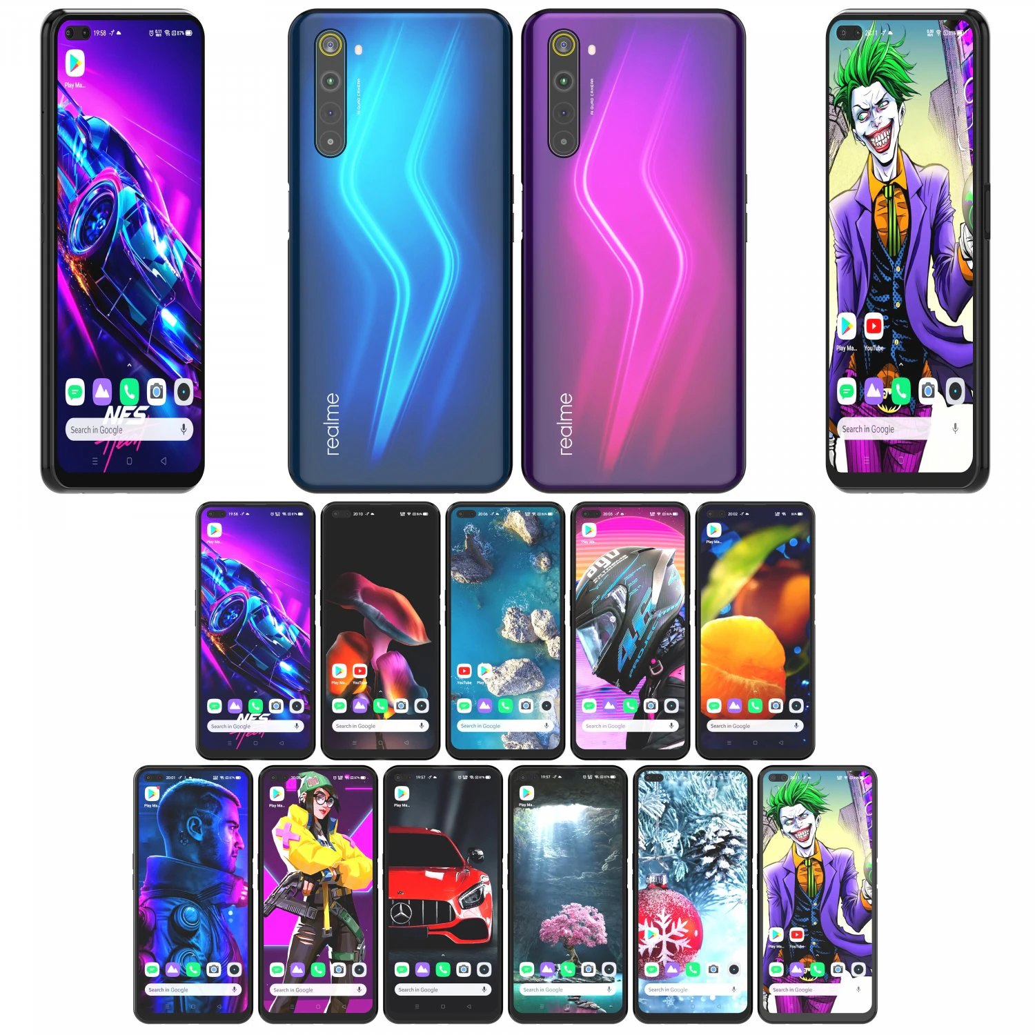 realme 6 pro 3D Model .c4d .max .obj .3ds .fbx .stl .blend 