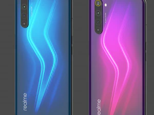 realme 6 pro 3D Model