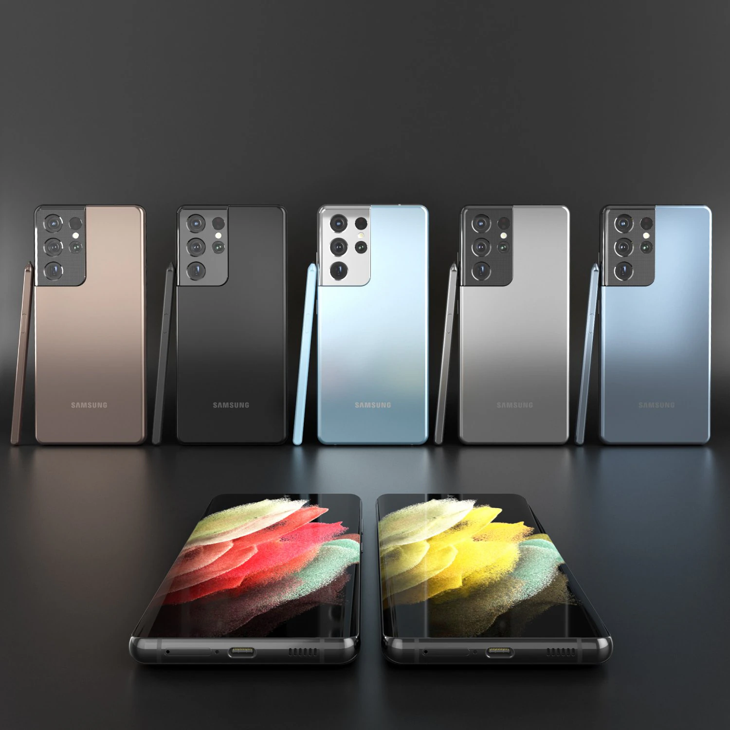 samsung galaxy s21 ultra 3D Model .c4d .max .obj .3ds .fbx .stl .blend 