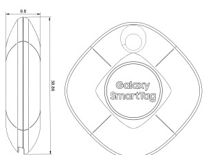 samsung galaxy smarttag 3D 모델