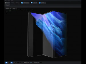 samsung galaxy fold 3 concept 3D Model
