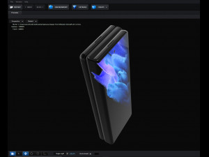 samsung galaxy fold 3 concept Model 3D