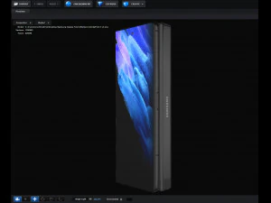 samsung galaxy fold 3 concept 3D Model