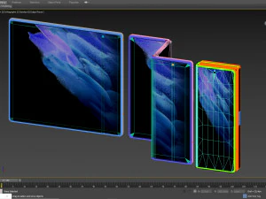 samsung galaxy fold 3 concept 3D Model
