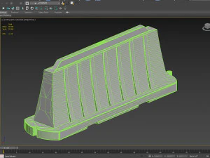 wegversperring 3D Model