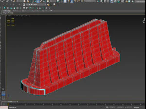 wegversperring 3D Model