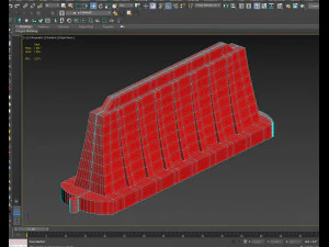 wegversperring 3D Model
