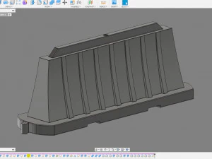 wegversperring 3D Model