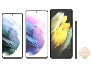 samsung galaxy s21 - s21 plus - s21 ultra - smarttag - spen 3D Модель