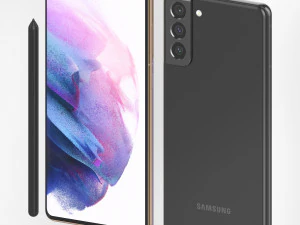 samsung galaxy s21 - s21 plus - s21 ultra - smarttag - spen 3D Модель