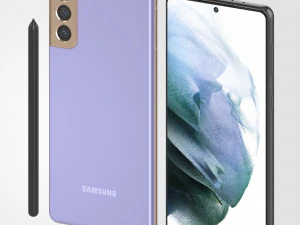samsung galaxy s21 - s21 plus - s21 ultra - smarttag - spen 3D Модель