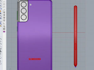 samsung galaxy s21 - s21 plus - s21 ultra - smarttag - spen 3D Модель