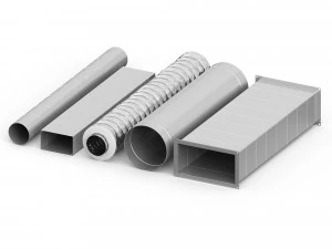 condotti dell'aria 5 modelli Modello 3D