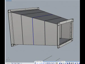 produtos de ventila&ccedil;&atilde;o em formato retangular Modelo 3D