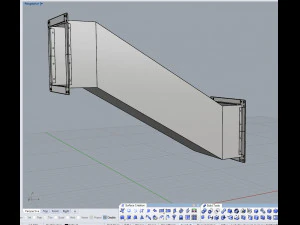 produtos de ventila&ccedil;&atilde;o em formato retangular Modelo 3D