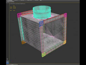 produtos de ventila&ccedil;&atilde;o em formato retangular Modelo 3D