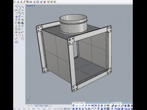 produtos de ventila&ccedil;&atilde;o em formato retangular Modelo 3D