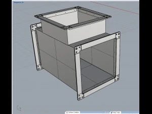 produtos de ventila&ccedil;&atilde;o em formato retangular Modelo 3D