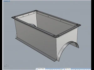 produtos de ventila&ccedil;&atilde;o em formato retangular Modelo 3D