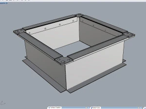 produtos de ventila&ccedil;&atilde;o em formato retangular Modelo 3D