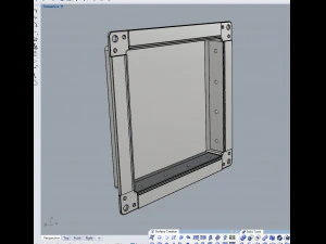 produtos de ventila&ccedil;&atilde;o em formato retangular Modelo 3D