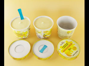 banana ice cream 75 grams 3D Model