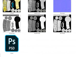 banana ice cream 75 grams 3D Model