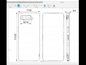 rog phone 5 Modello 3D