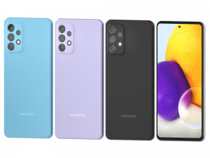 samsung galaxy a72 3D Model