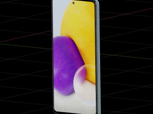 samsung galaxy a72 3D 模型