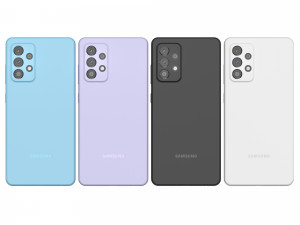 samsung galaxy a52 3D Model