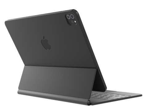 IPadPro2021tabletandkeyboardand Pincel 2 3D Model