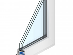 rehau window profiles 32 models 3D Model