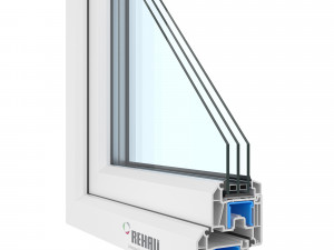 rehau window profiles 32 models 3D Model