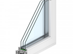 rehau window profiles 32 models 3D Model