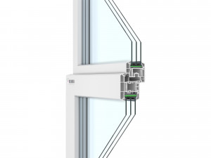rehau window profiles 32 models 3D Model