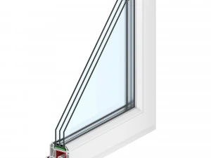 rehau window profiles 32 models 3D Model