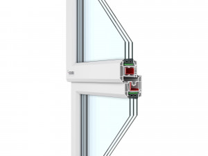 rehau window profiles 32 models 3D Model