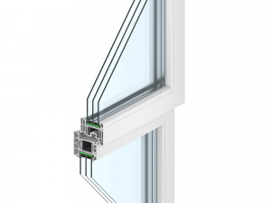 rehau window profiles 32 models 3D Model