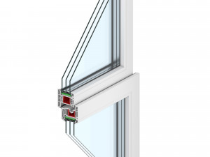 rehau window profiles 32 models 3D Model