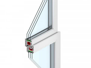 rehau window profiles 32 models 3D Model