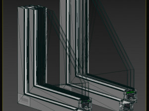 rehau window profiles 32 models 3D Model