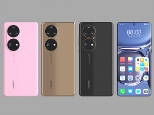 huawei p50 pro Modèle 3D