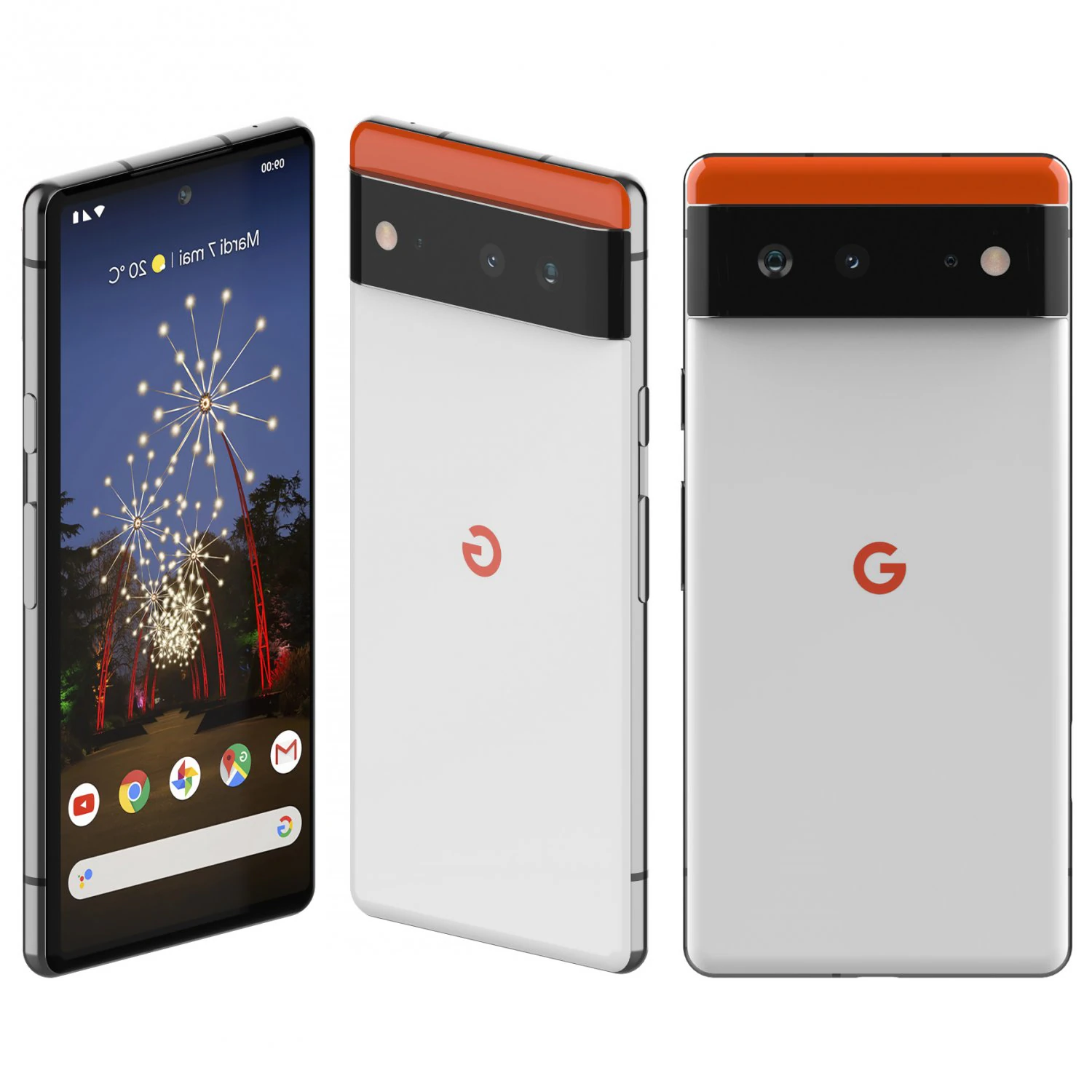 pixel 6 3D Model .c4d .max .obj .3ds .fbx .stl .blend 