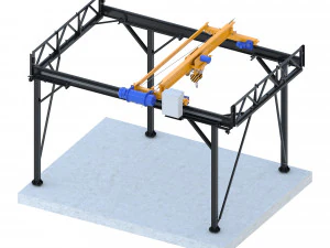 एलिवेटर एनपीपी कोराड-3000 3D मॉडल