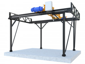 elevator npp korad-3000 Modello 3D