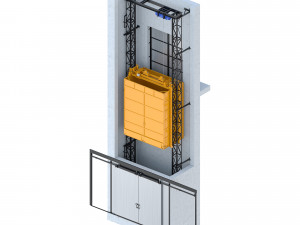 elevator module-1000 3Dモデル