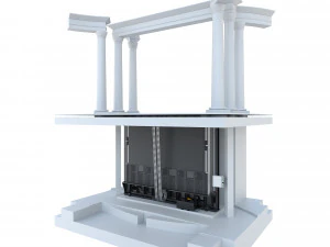 megastroy elevator 3D Model